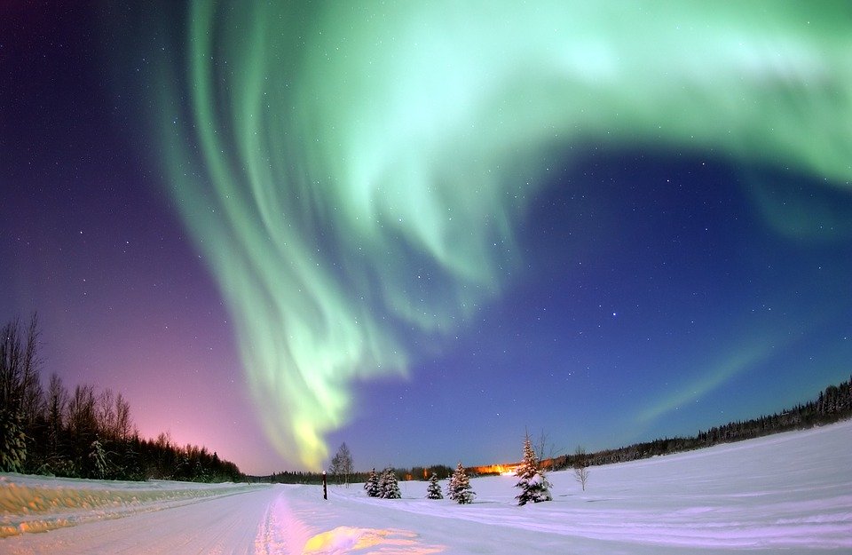 Aurora Borealis, Aurora, Northern Lights, North Pole